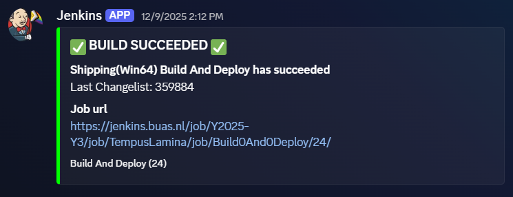 Successful Build Result